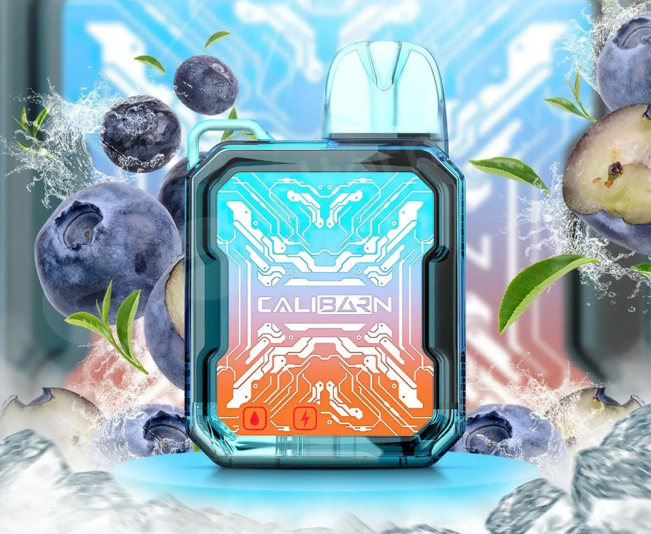 UWELL CALIBURN Bar B6000 Vape - bl&aring; razz is: En moderne vapingoplevelse i Danmark 2025